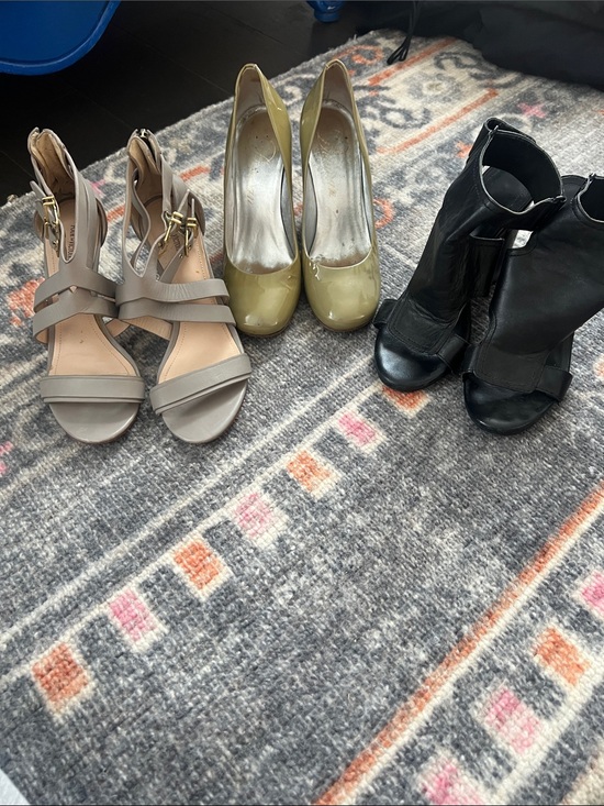 Pour La Victoire Shoes - 3 pairs of heels. Size 7.5. One amazing price. Pour La Victoire and Delmar